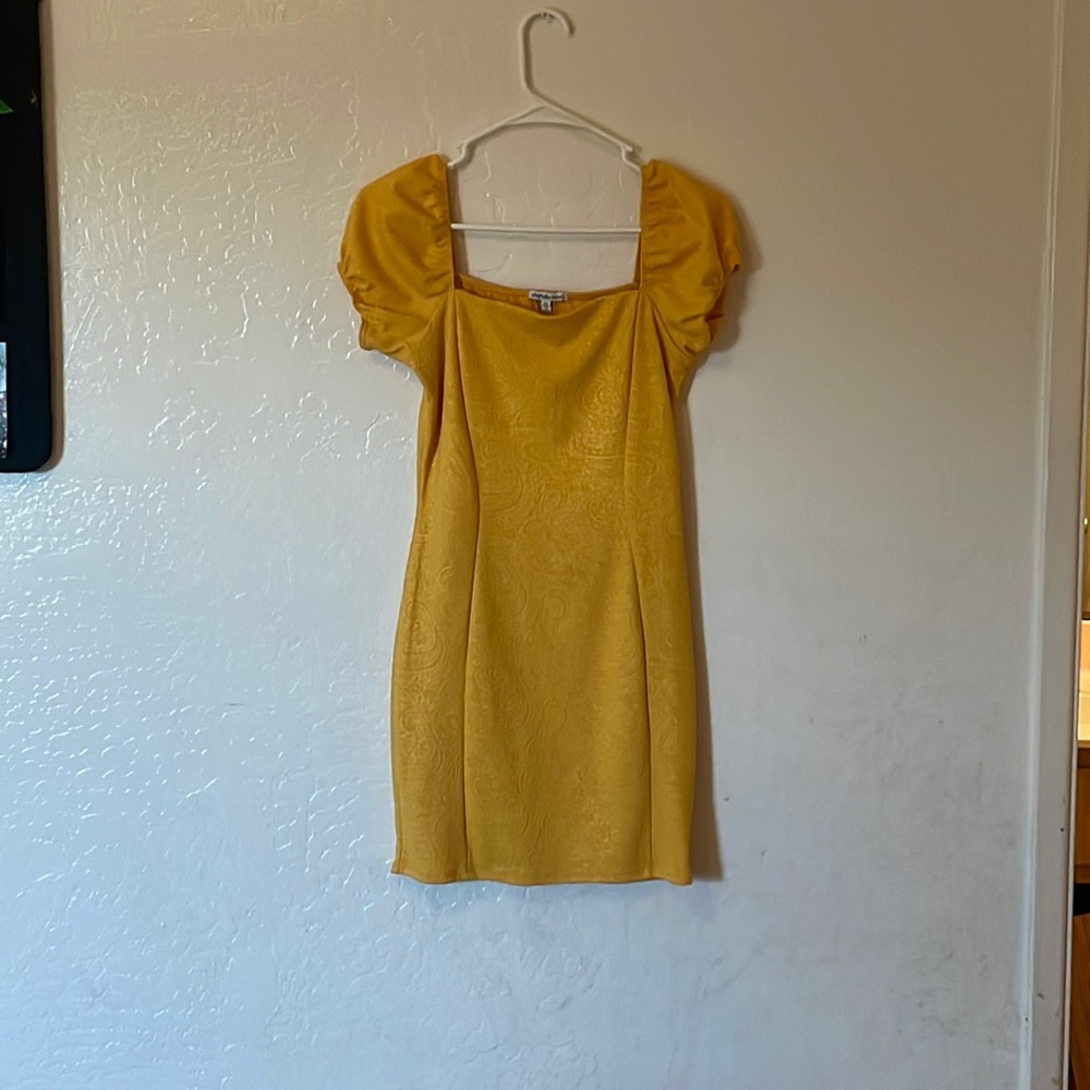 Charlotte Russe Yellow Dress size medium